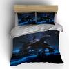 Mystical turtle with stars. Bedding sets Duvet cover sets Duvet covers Pillowcases(1* Duvet Cover 2* Pillowcases without duvet insert)