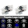 2 шт. Светодиодная подсветка дверей автомобиля с логотипом Для Camry Highlander Land Cruiser Prado Avalon Reiz Rav4 Crown CHR аксессуар