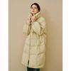 INMAN Women's Lapel Long Duck Down Jacket