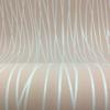 Pink Wallpaper Girls Bedroom Wall Paper Roll Flocked Embossed Texture Luxury Modern Stripes