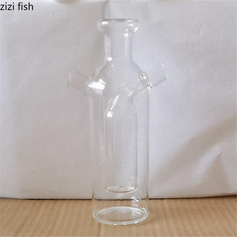 Dual-purpose Glass Oil Bottle Seasoning Jar Condiment Bottles Soy Sauce Bottle Vinegar Bottles Oiler Kitchen Supplies Spice Tool