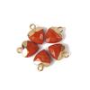 5pcs 10x13MM Natural Stone Faceted Heart Shape Pendant Charm Quartz Crystal Jewelry Accessorie For Making Earring Necklace