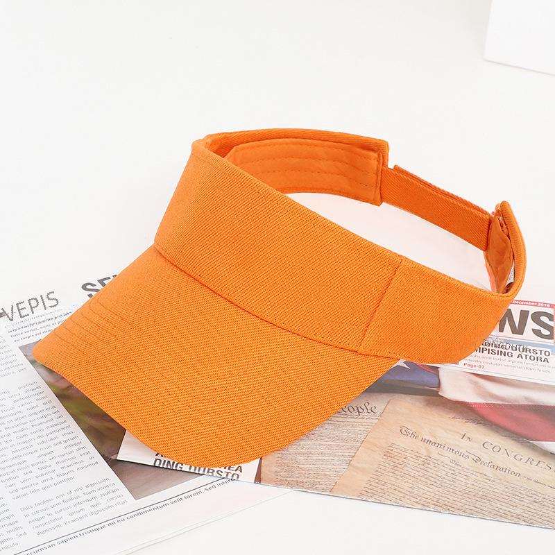 Летняя унисекс-топлес спортивная шляпа от солнца - корейский стиль однотонная повседневная кепка