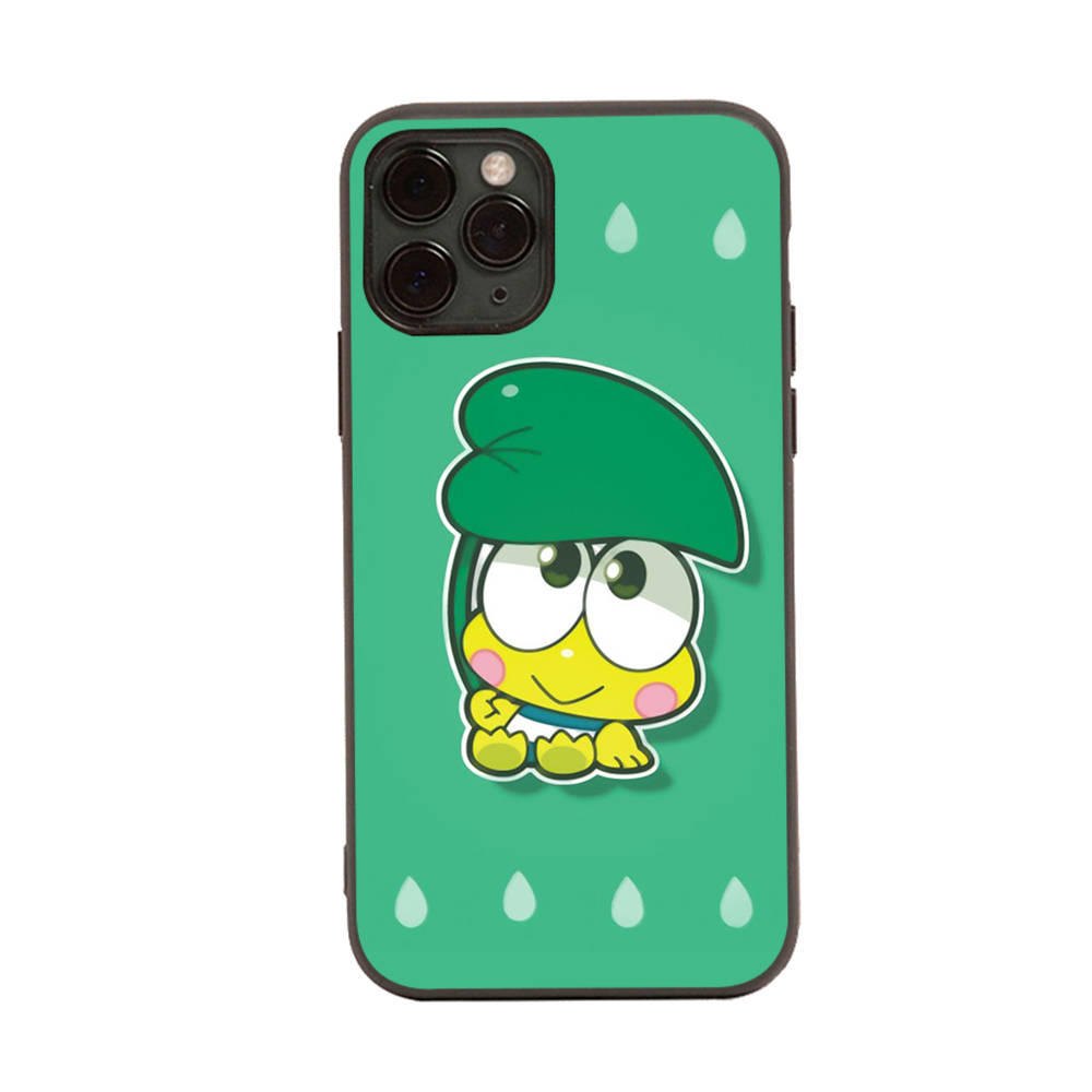 HK18 Cute Keroppi Black Sofe Case for Samsung Note 20 Lite S24 Ultra S23 A03 A05 A06 A11 A71 A15 A16 A13 A24 A25 A33 A52 A53 A50 M55 M35 Plus