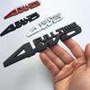 3D Metal Chrome 4WD Displacement Emblem Badge Sticker All Wheel Drive Auto Decal