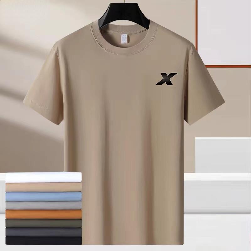 Breathable Loose Men's Cotton T-Shirt for Outdoor Sports, Perfect Fit for Fitness Exercise