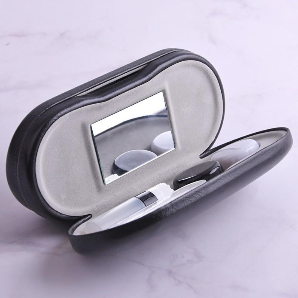2 in 1 Glasses Storage Case with Mirror Glasses Protective Cover Glasses Box  Unisex Gift