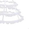 3 Hoops Skirt Petticoat Elastic Waistband Crinoline Pannier for Gown