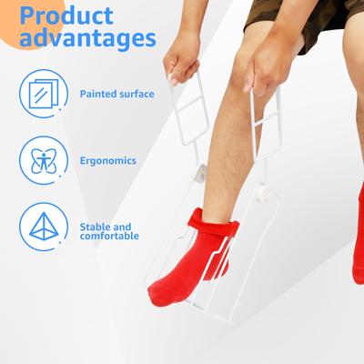 Чулкодержатель Доннер Адаптивное приспособление для одевания Складные ручки Стальной Чулкодержатель для надевания компрессионных чулок