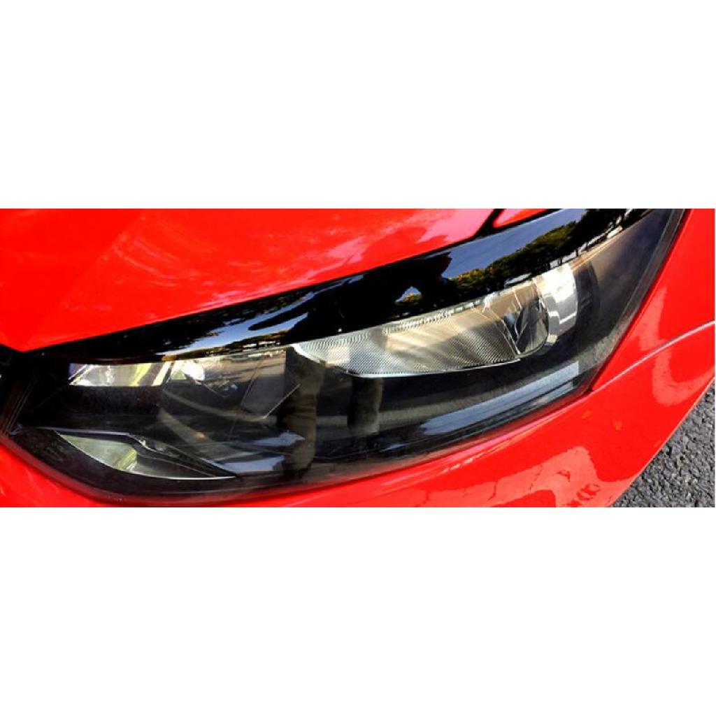Фары автомобиля, веки, брови, наклейки из АБС-пластика, чехол для Volkswagen VW Polo MK5 2011-2017, аксессуары для автомобиля