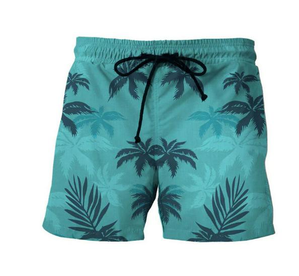 Мужские плавки с 3D-принтом головы индейки и бананов