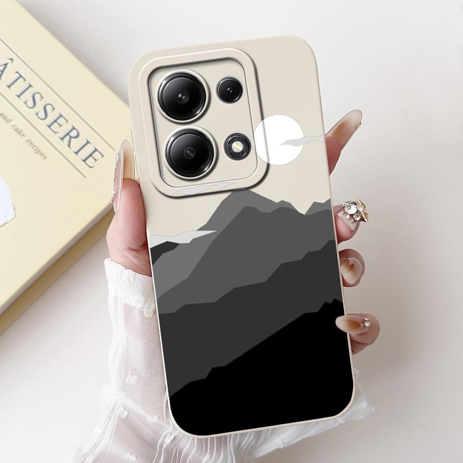 Чехол для телефона Xiaomi Redmi Note 13 Pro Plus, мягкий матовый силиконовый чехол Capa Redmi Note 13 Pro Note13 4G 5G, мультяшная задняя крышка