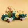 - Collection Popular Sunflower Pendant Doll Plush Toy Bag Pendant Car Keychain Gift Doll
