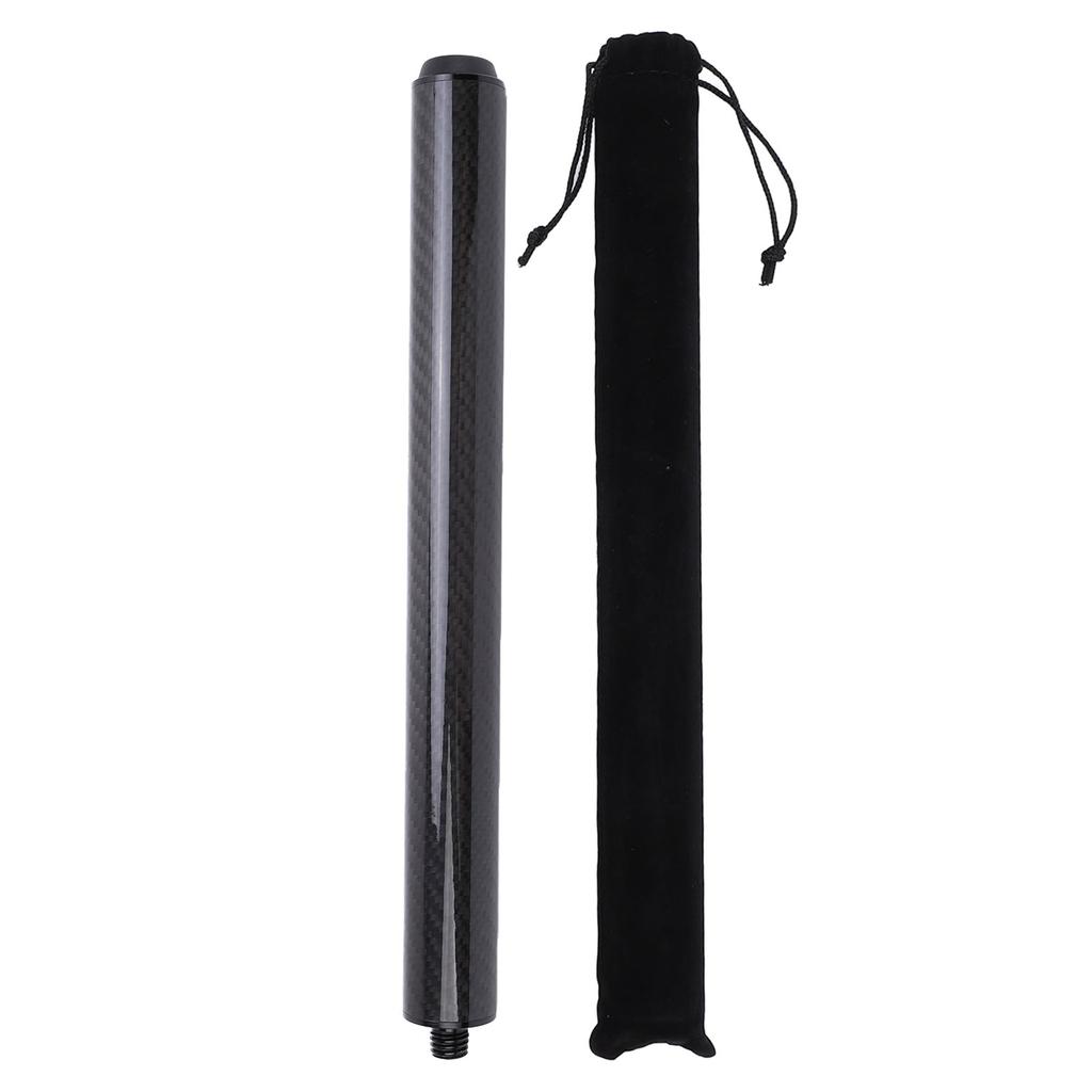 Billiard Pool Cue Extension 12 Inch Carbon Fiber Pool Cue Extender Stick Billiard Accessory with