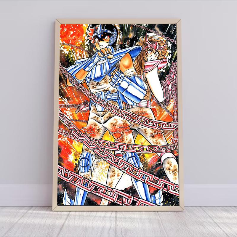 Saint Seiya Anime Poster Home Decoration Posters for Wall Decoration Painting on Canvas Decorative Paintings Room Decor Art the