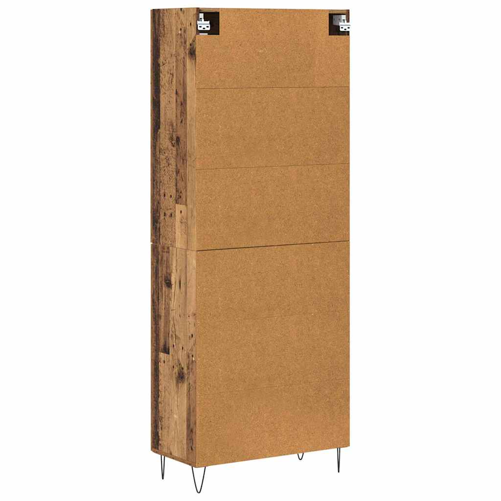 Highboard Reclaimed Wood 69.5 x 34 x 180 cm Particle Board