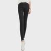 Korean Style Smoky Grey Skinny Jeans with Elastic High Waist for Women