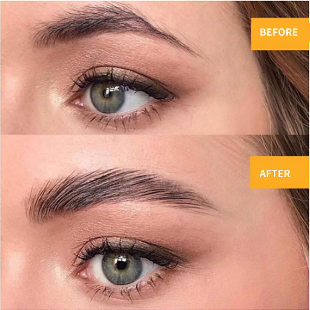KissBeauty Fresh Peach Eyebrow Бесцветная прозрачная стойкая естественная форма бровей
