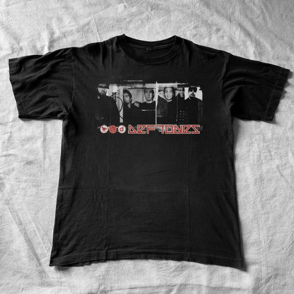 Deftones Band New Black T Shirt T-Shirt Vintage Style Black Unisex S-5XL