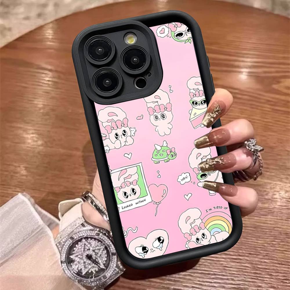 Interesting O-Opanchu Cartoon U-Usagi For IPhone 17 15 13 12 11 14 Pro Max X XR XS 16 Plus Shockproof Candy Back Cover