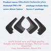 Front Rear 4pcs FOR Mitsubishi Outlander PHEV Mudguards Splash Mud Flap Guards Fender Mudflaps Car Accessories Auto Styline