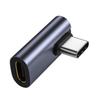Right Angle USB C Adapter 90 Degree Low Profile Type C Male To Female Extender Support USB C 3.1 Charge Data Transfer