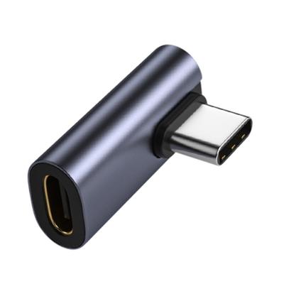 Адаптер USB C под прямым углом 90 градусов Низкопрофильный удлинитель Type C папа-мама Поддержка USB C 3.1 Зарядка Передача данных