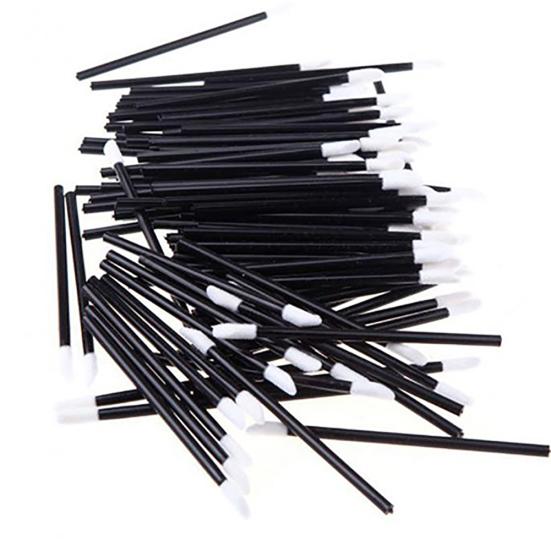 Fiber Lip Brush 9 Cm 100 Pcs
