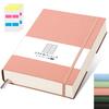AHGXG Thick A4 Horizontal Ruled A 160 W X Perfect for or As a Pink Notebook, (7mm Rule), Sheets, Softcover, Size 21.5cm 27.9cm H, College, Work,