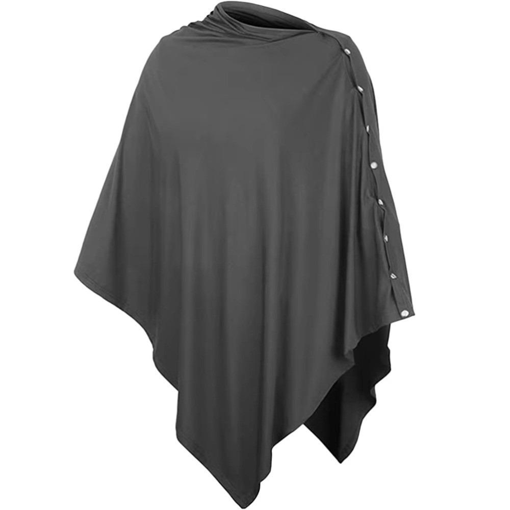 Comfortable Nursing Scarf Button Breastfeeding Blanket Practical Mother's Nursing Towel Baby Wrap