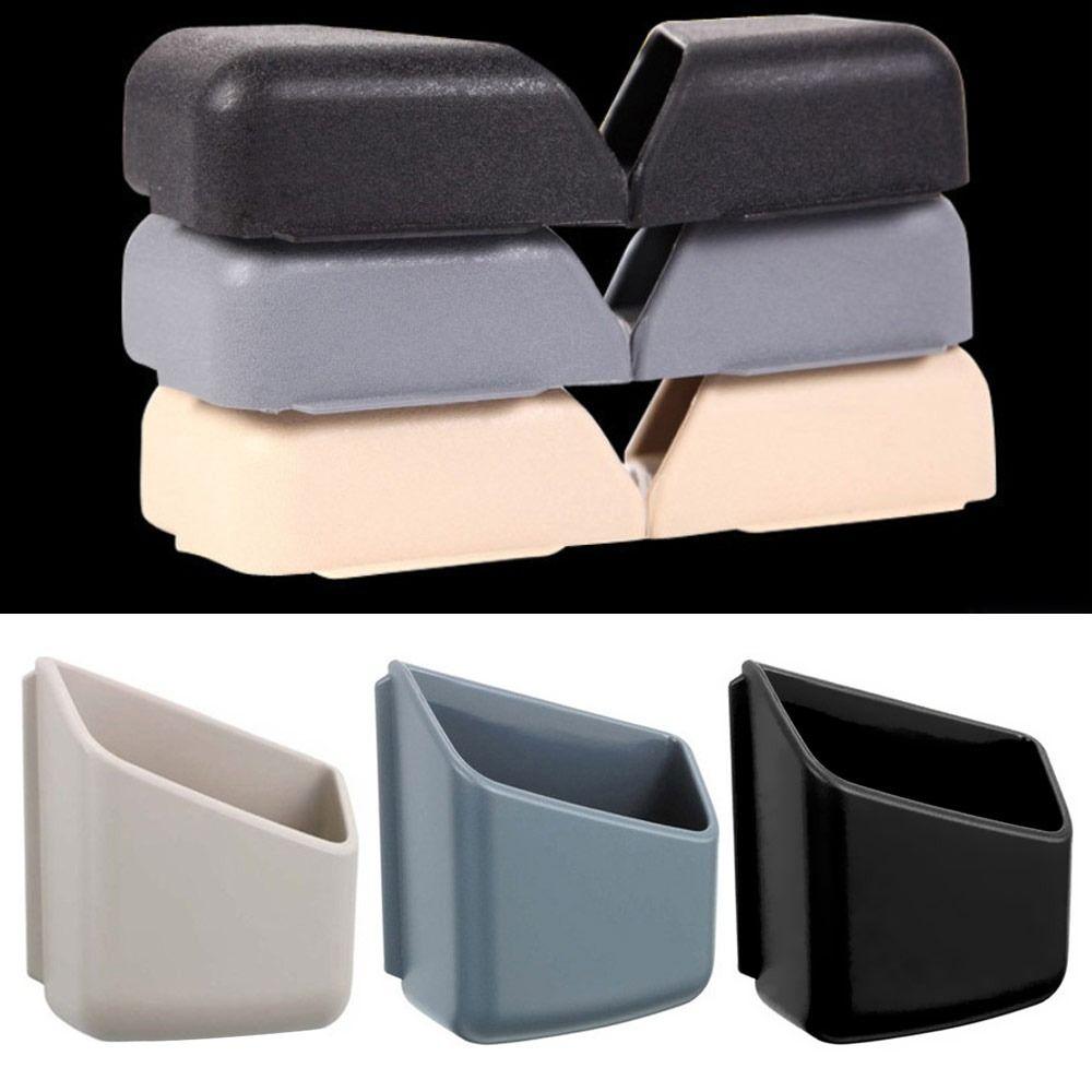 2pcs Pasteable Accessories Pocket Car Storage Box Car Phone Holder Car Card Storage Car Organizer