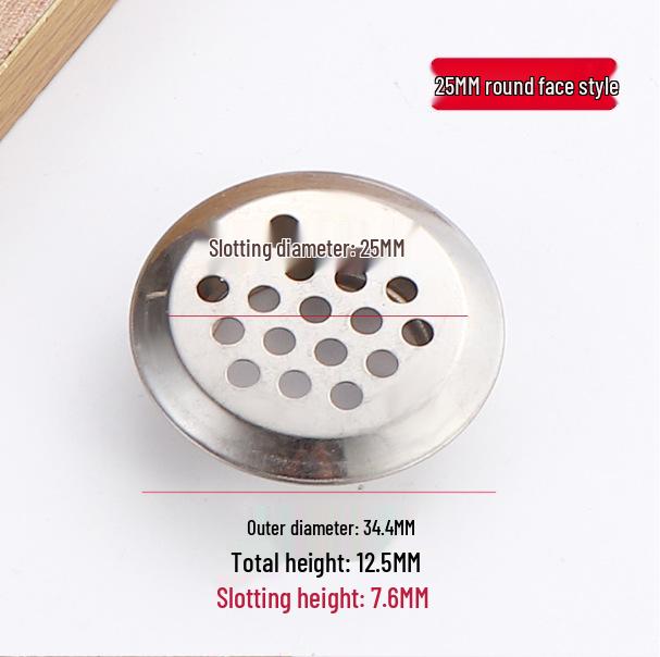 Сетка вентиляционная из нержавеющей стали для шкафов и гардеробов