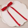 Women Hair Clip Bow Satin Retro Long Ribbon Large Size Solid Color Anti-slip Hair Ponytail Decoration Hairpin Hair Accessory Hair Barrettes