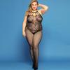 Sexy Lingerie Women Body Underwear Plus Size Halter Bodysuit Open Crotch Bodystocking Nightwear Erotic Lingerie Porno Costumes