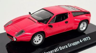 Maserati Bora 1973 Модель из литого металла Красная Машина Gr.4, Масштаб 1/43,