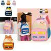 Trendy Lightweight Nylon Backpack For Kids Featuring Adorable Cartoon Design
