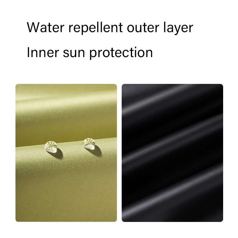 Fully Automatic Rain and Shine Dual-use Umbrella Vinyl Folding Sun Umbrella Sunscreen Three-fold Umbrella Household Merchandises