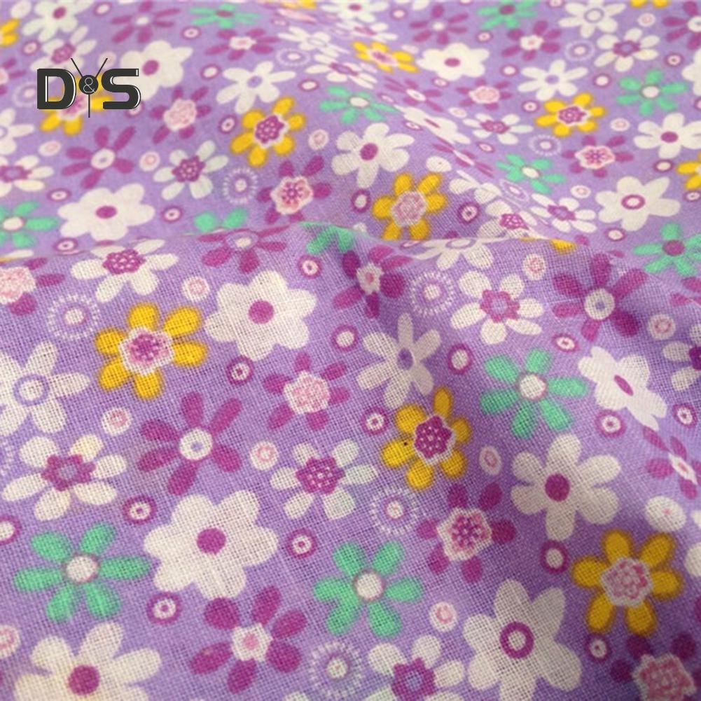 Каберне с цветочным принтом DIY Лоскутная хлопчатобумажная ткань для шитья стеганая ткань