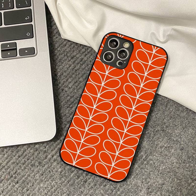 Чехол-книжка Orla Kiely 'Multi Stem' для iPhone 11 12 13 mini pro XS MAX 8 7 6 6S Plus X 5S SE 2020 XR