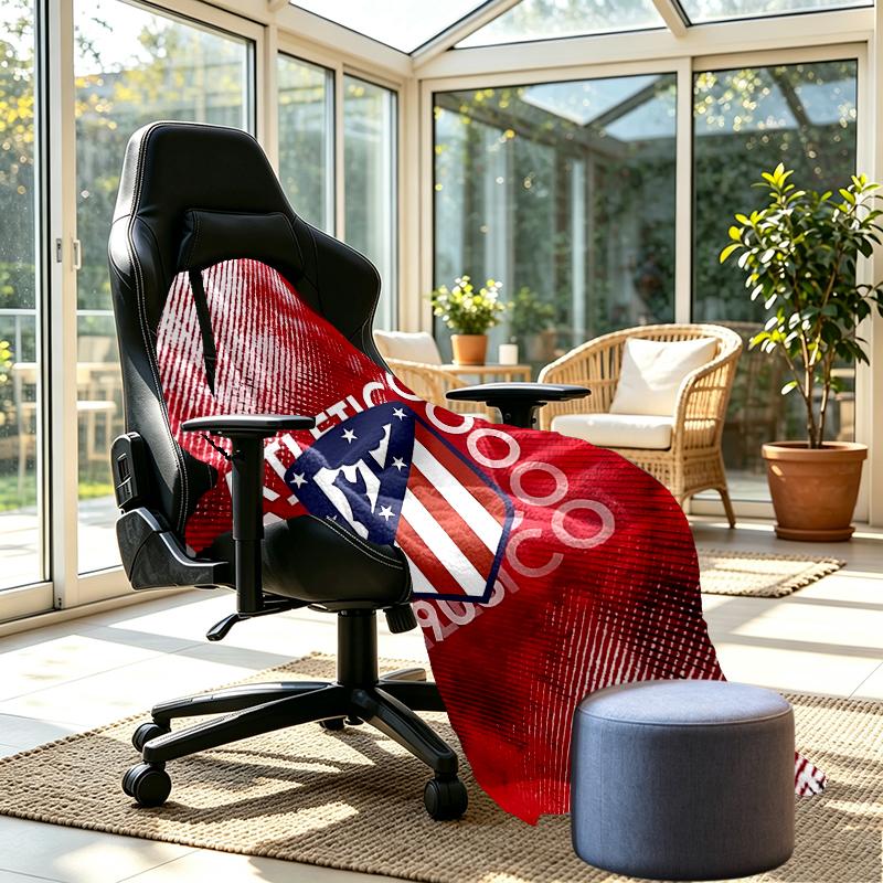 Atletico Madrid Print Blanket - Soft & Comfortable, for Bedroom, Travel, Sofa, Home Decoration - Birthday Christmas Gift for Friend