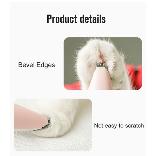 Электрические машинки для стрижки домашних животных, триммер для стрижки волос на ногах для кошек, собак, машинка для стрижки волос на лапах домашних животных, бритва, машина для ухода, электрический толкатель, триммер для волос в ушах(Батарея в комплекте нет)