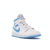 Женские кроссовки Air Jordan 1 Mid UNC White Carolina-Blue BQ6472-114