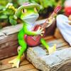 Miniature Garden Frogs Statues Resin Animal Figurines for Outdoor Lawn Garden Decors Nordics Table Centrepieces Gift