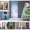 Spray Pattern DIY Door Wall Stickers Home Decor Living Room Children Room Porch Removable Waterproof Self-adhesive Wall Paster
