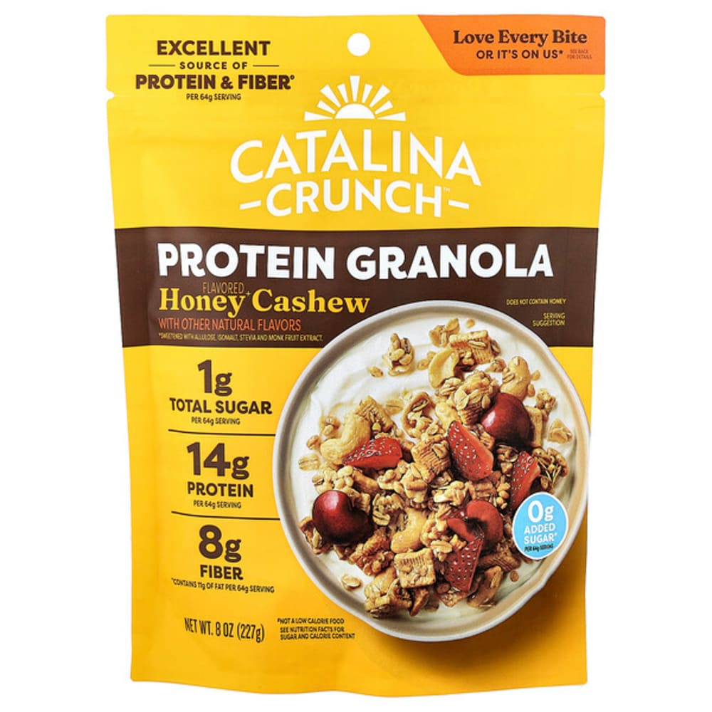 Catalina Crunch Protein Granola Honey Cashew 8 Oz 227 G