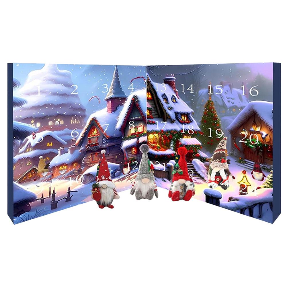 2025 Новый 24-дневный рождественский календарь рождественских каникул Адвент-календарь Рождественский национальный пасквиль Адвент-календарь Обратный отсчет Подарок Рождественский декор