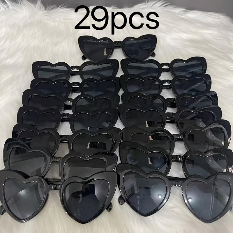 29 шт. Очки в форме сердца Свадебные принадлежности Принадлежности для свадебной вечеринки Принадлежности для подружек невесты и шаферов Подарки для вечеринки