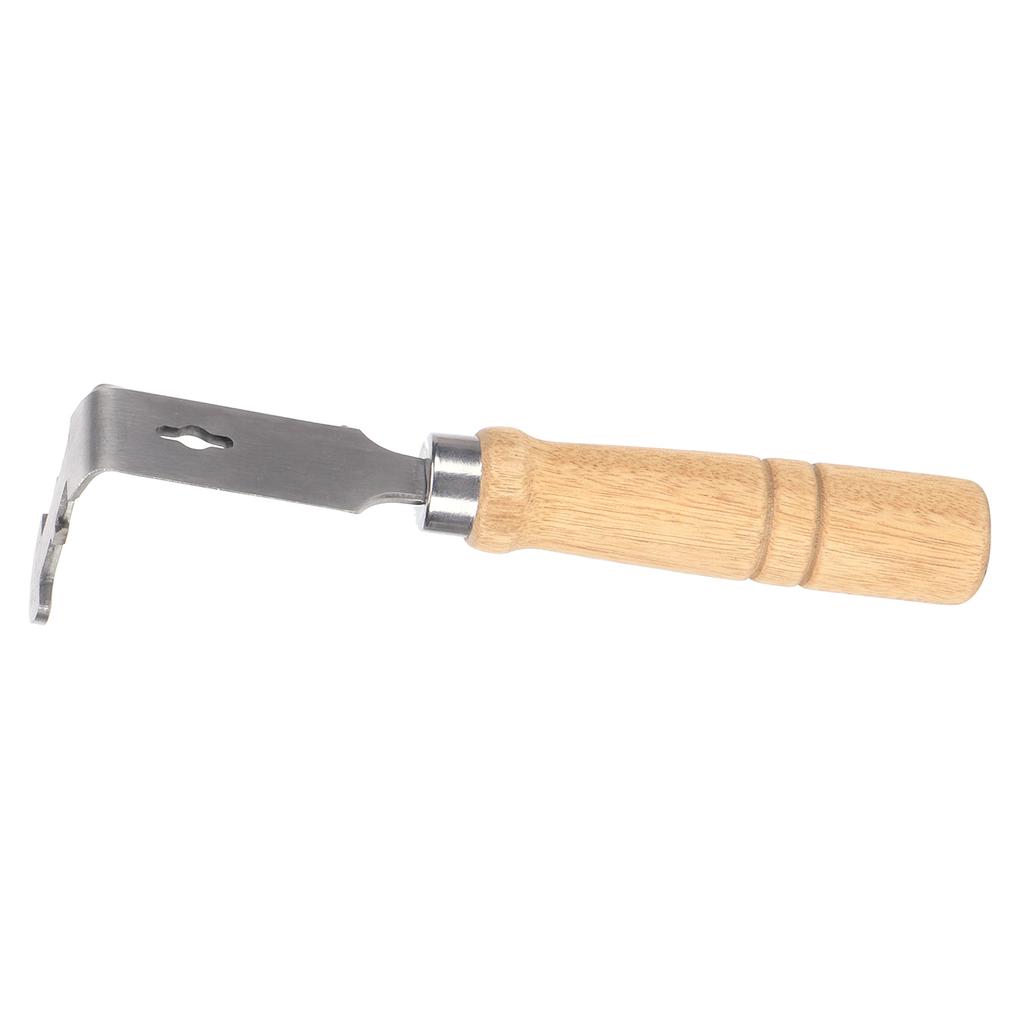 Beehive Frame Cleaning Shovel with Wood Handle Stainless Steel Scraper Cleaner Supply