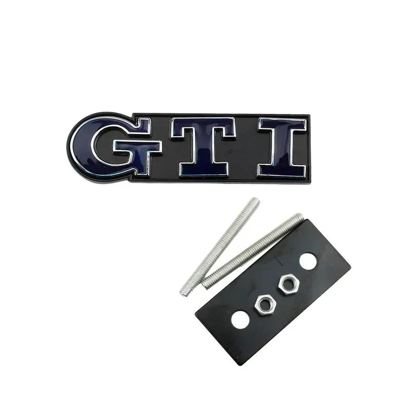 For VW VOLKSWAGEN 2026 New Metal GTI Logo Car Front Grille Emblem Badge for Volkswagen Polo Caddy Golf 4 5 6 8 Jetta Tiguan Tour