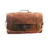 Goat Leather Genuine Travel Men Gym Bag Luggage Brown New Duffel Vintage New